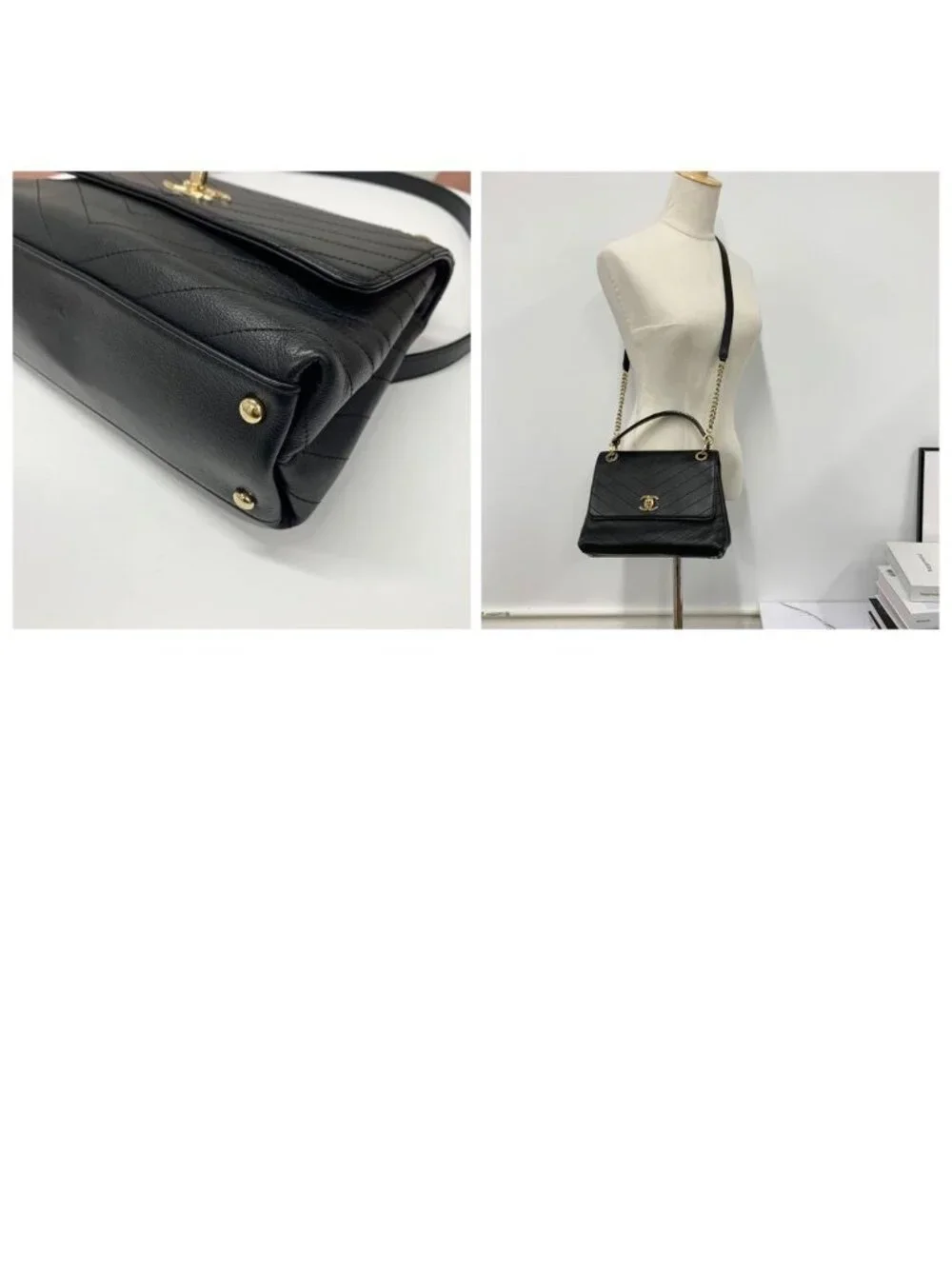 Chanel CC Logo Chain 2-Way Shoulder Bag